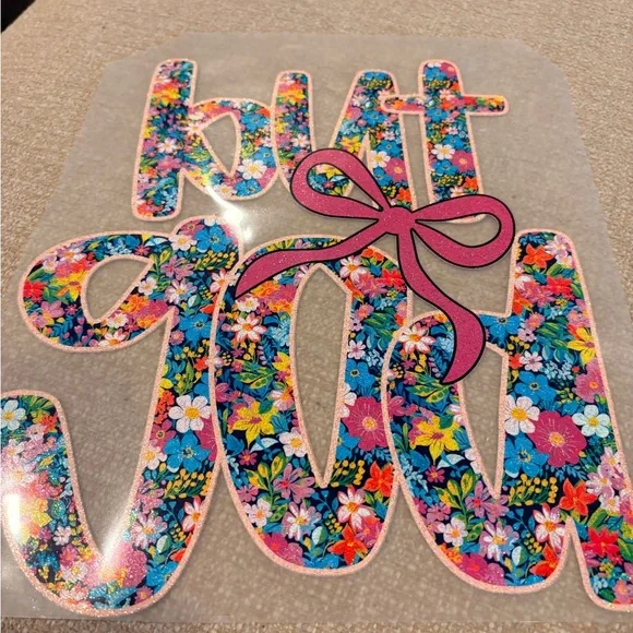 Colorful Amen and Pray Letter DTF bundle set of 9 - Picture 16 of 16